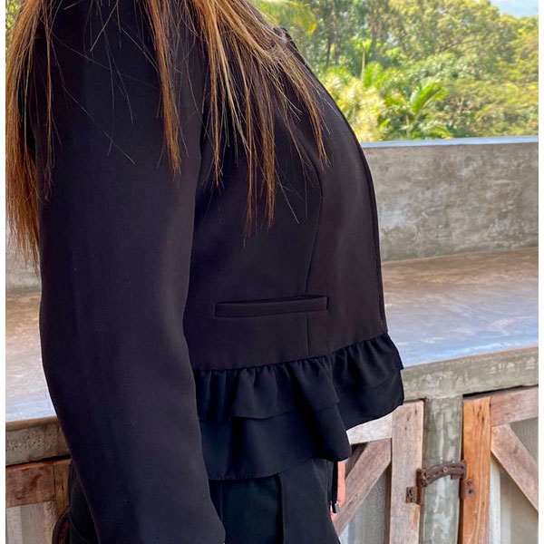 Blusa Forever21 Negro- L