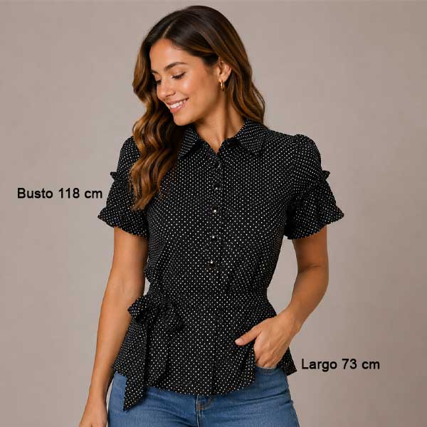 Blusa Kenar Puntos - M