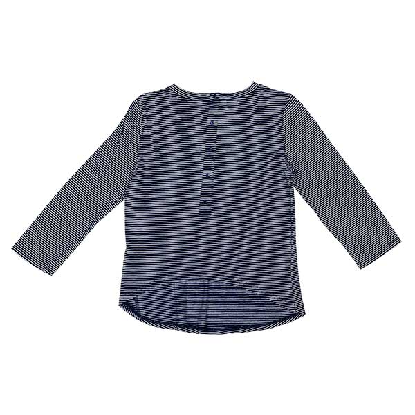 Blusa Lines Azul Marino y Blanco- S
