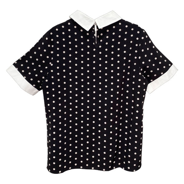 Blusa Lunares Negra - M