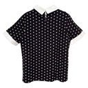 Blusa Lunares Negra - M