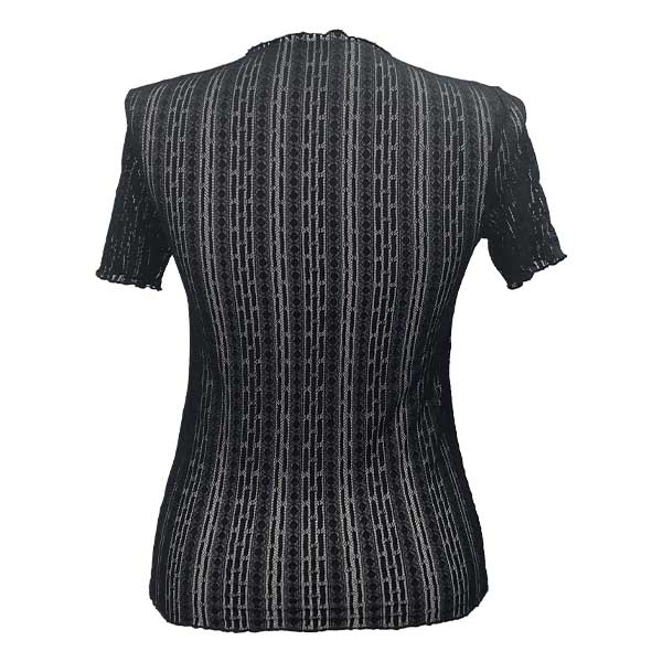 Blusa Malla Negro- S