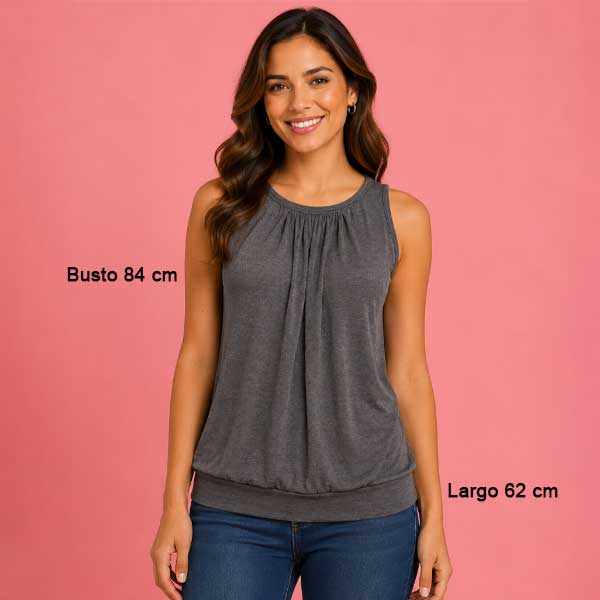 Blusa Max Studio Gris - XS