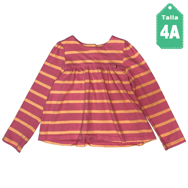 Blusa Tommy Hilfiger Rayas- 4T
