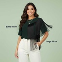 Blusa Zara Verde- XS