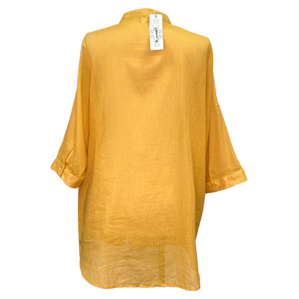 Camisa Chances R. Mostaza- Plus Size