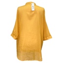 Camisa Chances R. Mostaza- Plus Size