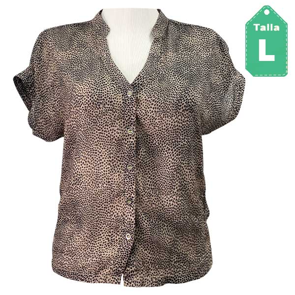 Camisa Cotton Express Animal Print- L