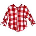 Camisa Cuadros Rojo- XXL