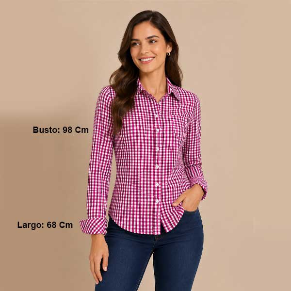 Camisa Guess Cuadros - L