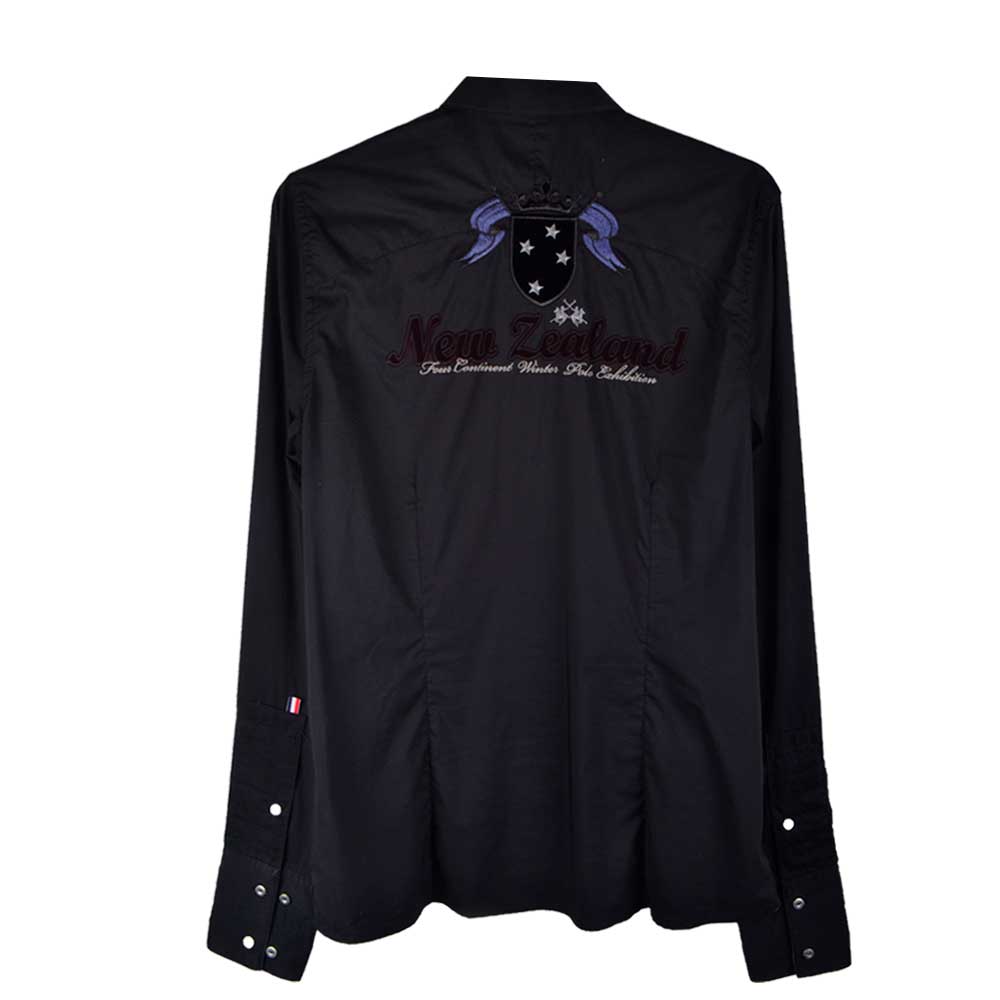 Camisa La Martina Negra- S