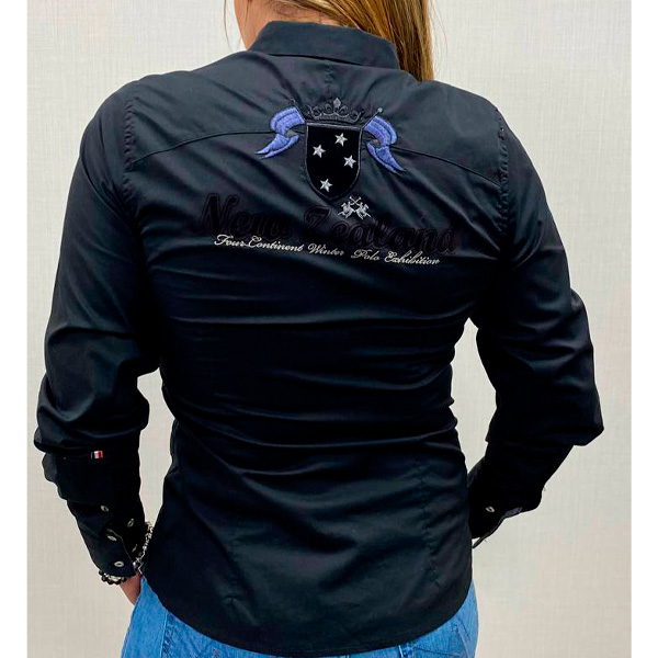Camisa La Martina Negra- S