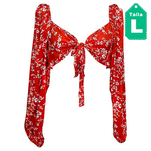Crop Top Shein Floral- L