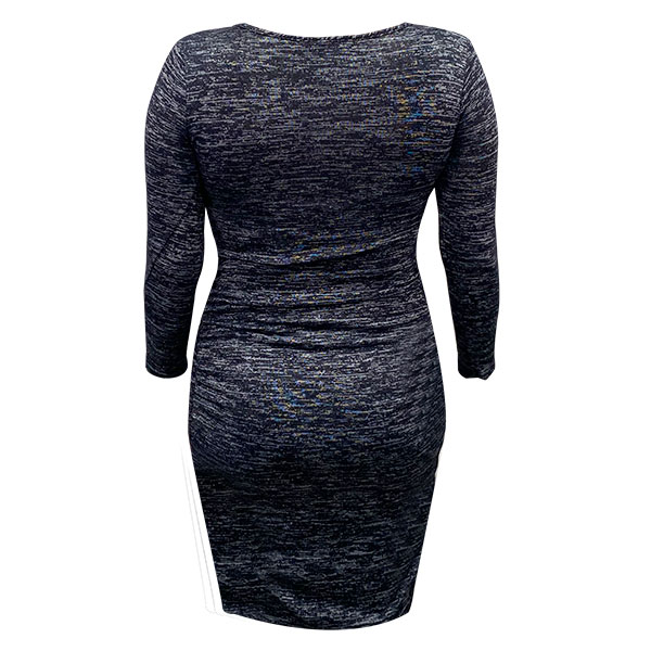 Vestido TMG Negro y Gris- M
