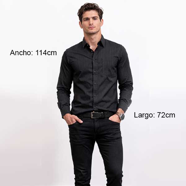 Camisa Kenneth Cole Negro- S
