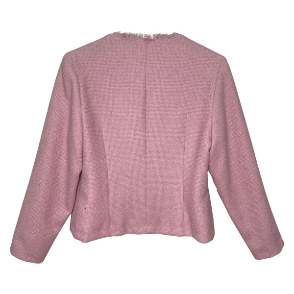 Chaqueta Rosada Tejida - XL