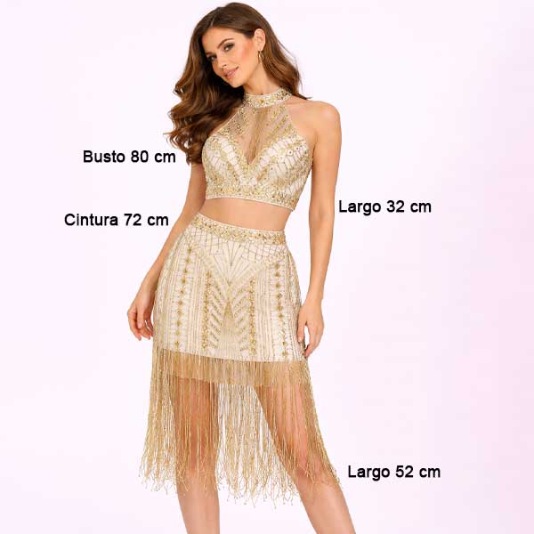 Conjunto Alyce Paris Pedreria Small