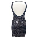Vestido Express Gris y Negro- XS