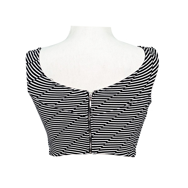 Crop Top Bershka Rayas- S