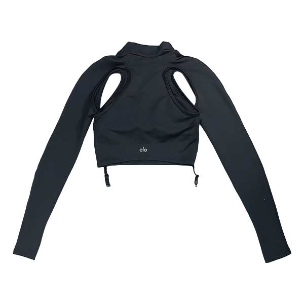 Crop Top Alo Negro- XS