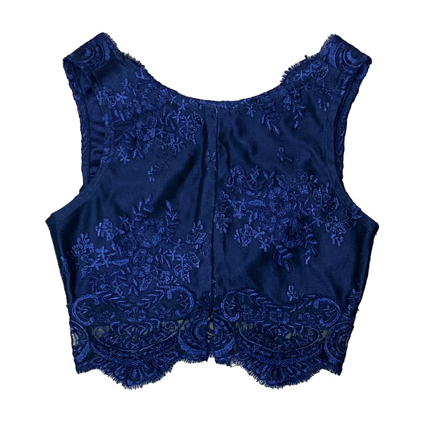 Crop Top Salbaut Azul Marino- S