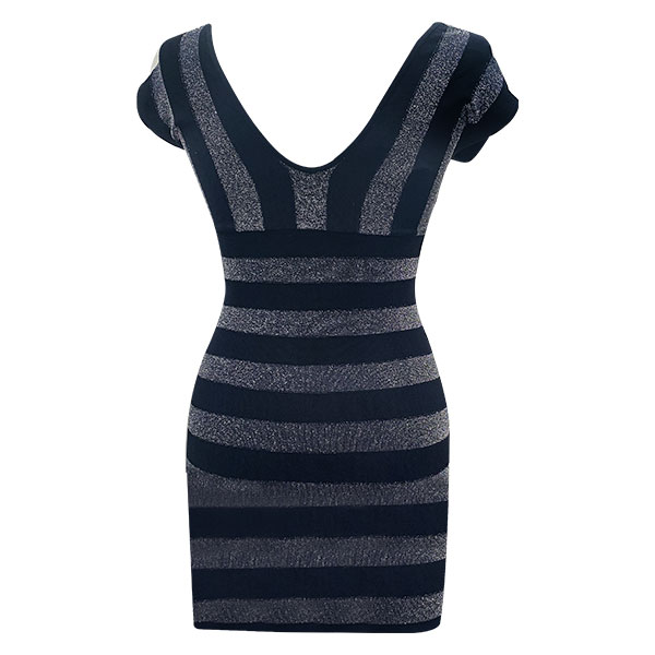 Vestido Bebe Azul y Plateado- S