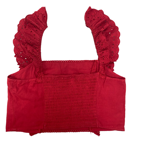 Crop Top Stradivarius Rojo- M