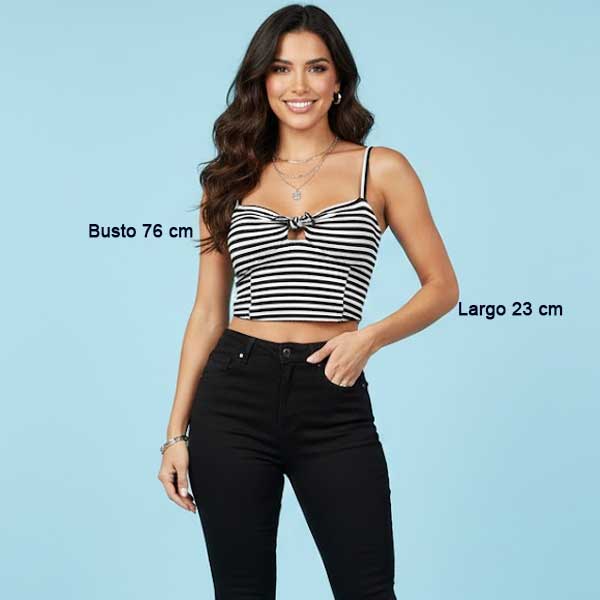 Crop top Kimchi Blue Lineas- S