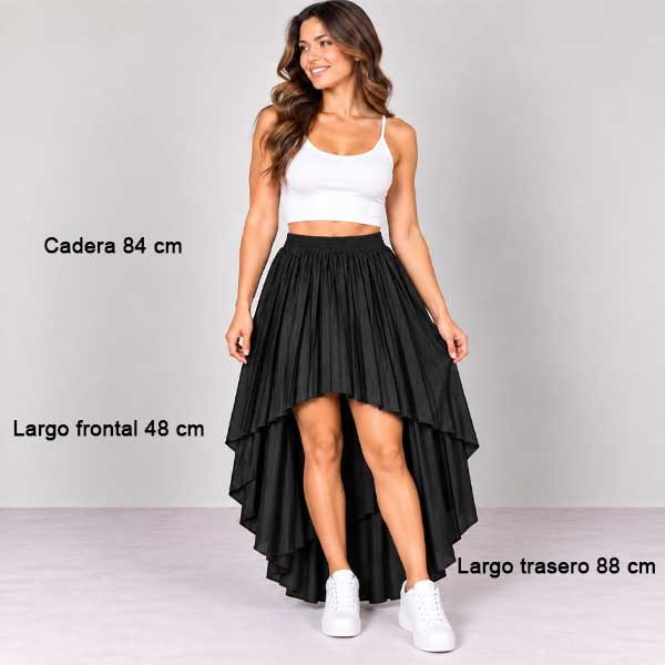 Falda  Forever21 Negra - M