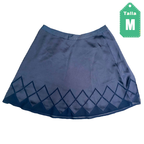 Falda Armani Exchance Azul Oscuro- M