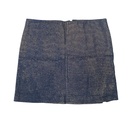 Falda Azul Metalizada- M