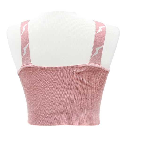 Crop Top Palo Rosa- S