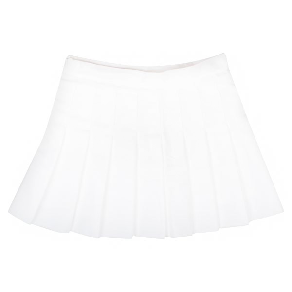 Falda Plisada Blanca - S