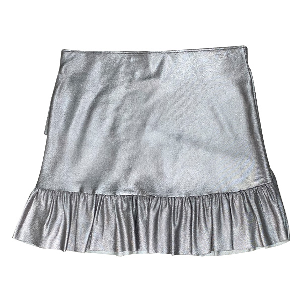 Falda Pull&Bear Plateado- S