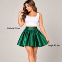 Falda H&M Verde - 36