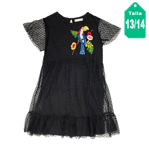 Vestido Zara Kids Negro- 13/14