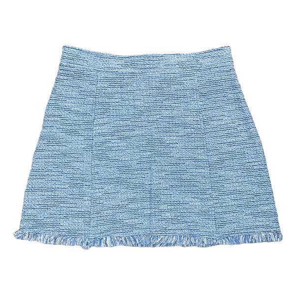 Falda Zara Azul Celeste- M