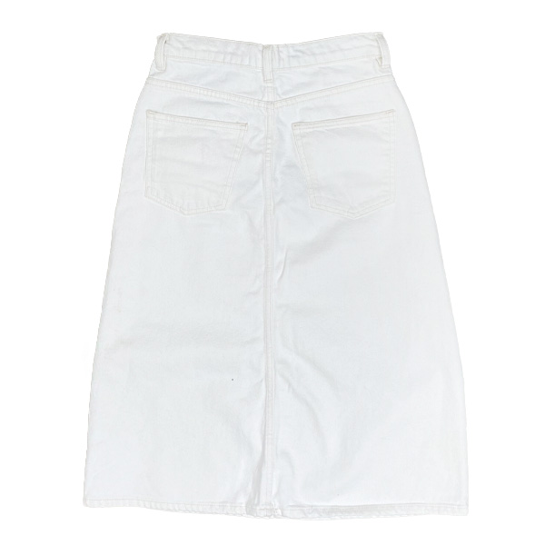 Falda Zara Jeans Blanco- XS