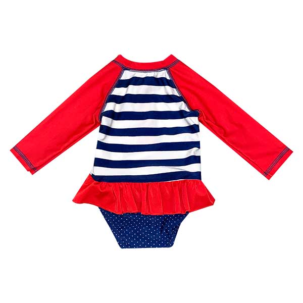 Traje de Baño Cat&Jack Rayas- 3/6M