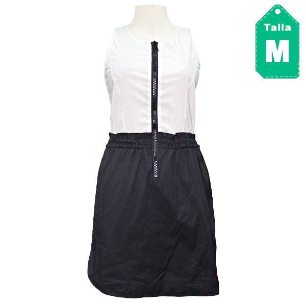 Vestido Armani Exchange Blanco y Negro- M