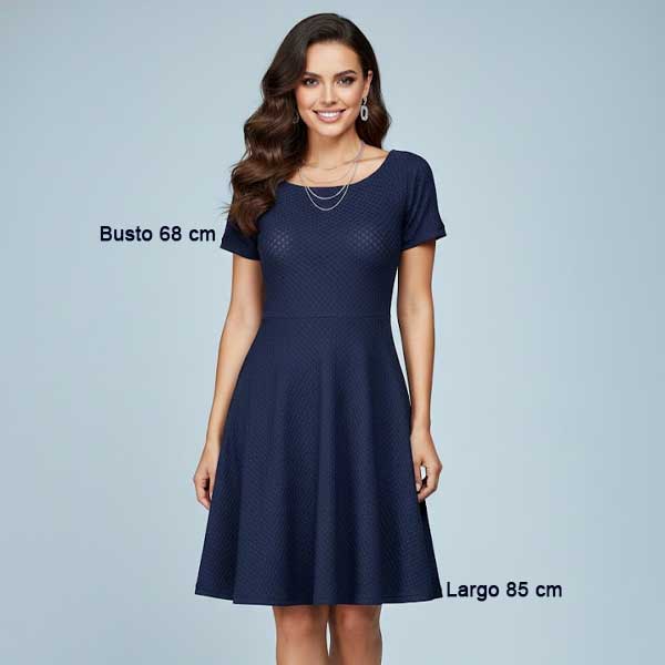 Vestido Michael Kors Azul- XS