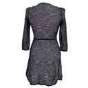 Vestido Ann Taylor Tejido Negro y Blanco- XXS
