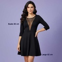 Vestido American Apparel Negro- S