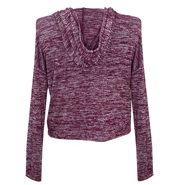 Sweater American Eagle Vinotinto y Gris- M