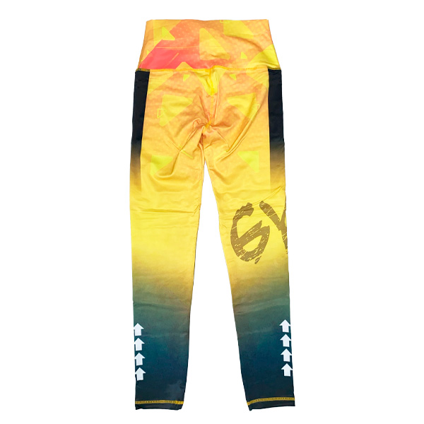 Leggins Amarillo y Naranja- Unica