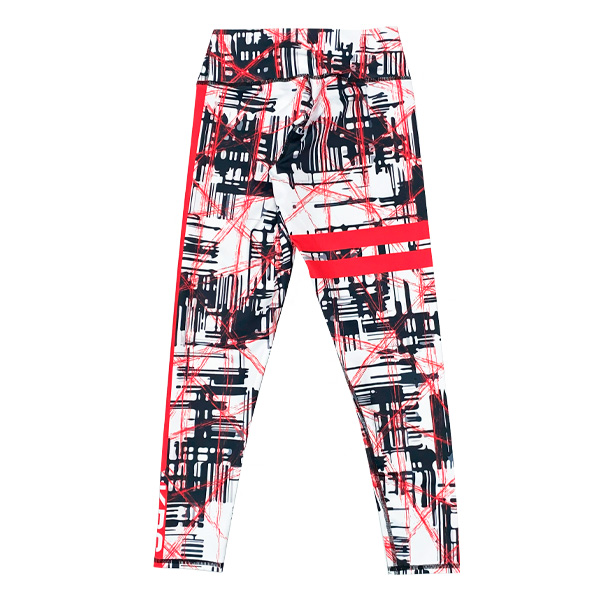 Leggins Kyrios Rojo y Gris- Unica