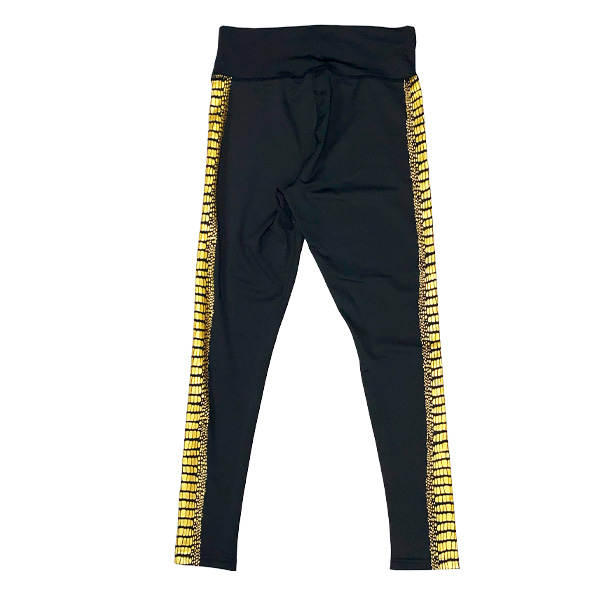 Leggins Shein Negro y Dorado- M