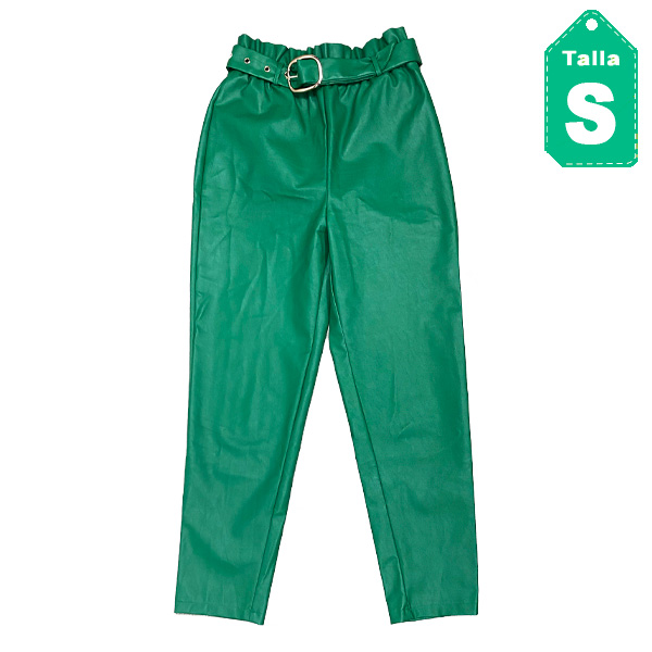 Pantalon Shein Verde Cesped- S
