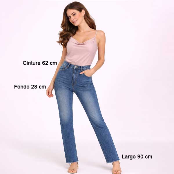 Pantalon Stretch Azul