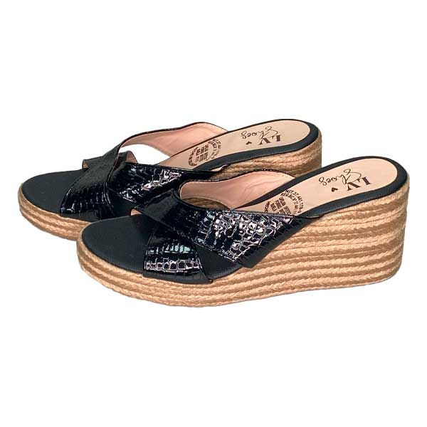Sandalias Love Shoes Negro- 40